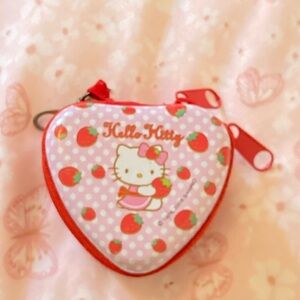 Hello Kitty Red and Pink Heart-Shaped Bag